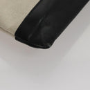 BALENCIAGA Clutch Bag Canvas Black White 420407 Auth bs21562-8