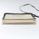 BALENCIAGA Shoulder Bag Canvas Leather White Black 339937 Auth bs21563-5