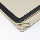 BALENCIAGA Shoulder Bag Canvas Leather White Black 339937 Auth bs21563-12