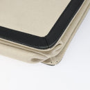 BALENCIAGA Shoulder Bag Canvas Leather White Black 339937 Auth bs21563-16