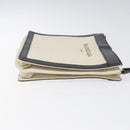 BALENCIAGA Shoulder Bag Canvas Leather White Black 339937 Auth bs21563-4