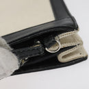 BALENCIAGA Shoulder Bag Canvas Leather White Black 339937 Auth bs21563-9