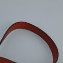 GUCCI Diamante Shoulder Bag Leather Orange Gold 354229 Auth bs21569-8