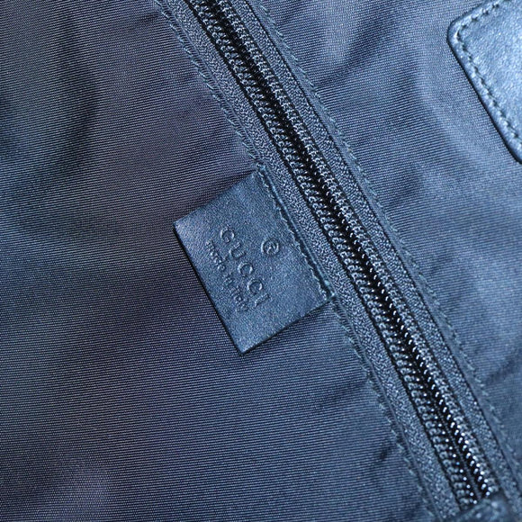 GUCCI Tote Bag Canvas Black 268175 Auth bs21570