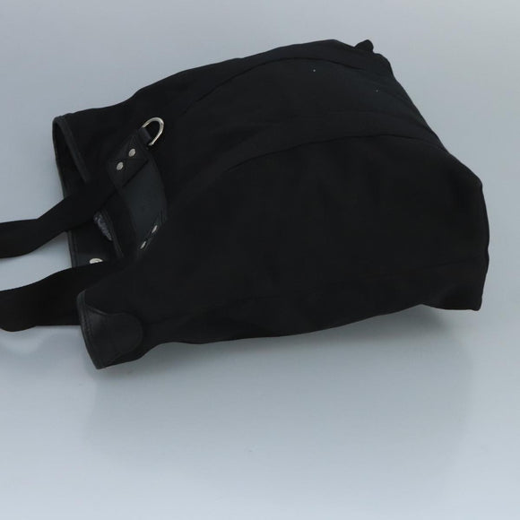 GUCCI Tote Bag Canvas Black 268175 Auth bs21570