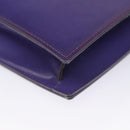 CHANEL Hologram Chain Shoulder Bag Vinyl Purple CC Auth bs21582-15