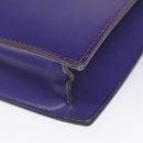 CHANEL Hologram Chain Shoulder Bag Vinyl Purple CC Auth bs21582-17