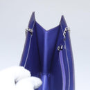 CHANEL Hologram Chain Shoulder Bag Vinyl Purple CC Auth bs21582-19