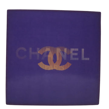 CHANEL Hologram Chain Shoulder Bag Vinyl Purple CC Auth bs21582 - 0