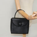 GIVENCHY Hand Bag Leather Black Auth bs21583-21