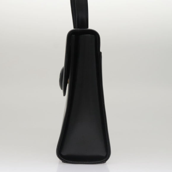 GIVENCHY Hand Bag Leather Black Auth bs21583