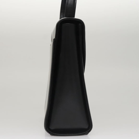 GIVENCHY Hand Bag Leather Black Auth bs21583