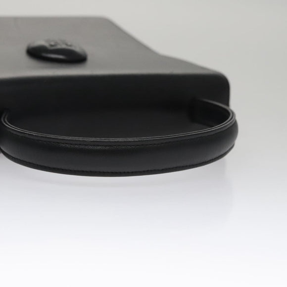 GIVENCHY Hand Bag Leather Black Auth bs21583