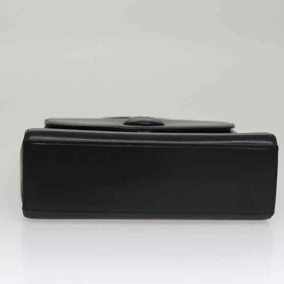 GIVENCHY Hand Bag Leather Black Auth bs21583