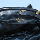 BALLY Chain Shoulder Bag Velor Black Auth bs21591-11