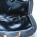 BALLY Chain Shoulder Bag Velor Black Auth bs21591-17