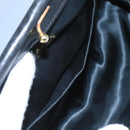 BALLY Chain Shoulder Bag Velor Black Auth bs21591-19