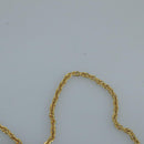 BALLY Chain Shoulder Bag Velor Black Auth bs21591-8