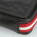 BALLY Shoulder Bag Leather Brown Auth bs21592-15