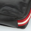 BALLY Shoulder Bag Leather Brown Auth bs21592-12