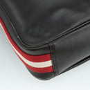 BALLY Shoulder Bag Leather Brown Auth bs21592-13