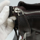 BALLY Shoulder Bag Leather Brown Auth bs21592-10