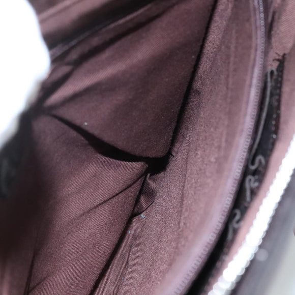 BALLY Shoulder Bag Leather Brown Auth bs21592