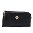 Burberrys Nova Check Clutch Bag Canvas Black Auth bs21593-13