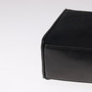 Burberrys Nova Check Clutch Bag Canvas Black Auth bs21593-14