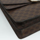 CELINE Macadam Canvas Hand Bag PVC Leather Brown Auth bs21604-14