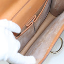 CELINE Macadam Canvas Hand Bag PVC Leather Brown Auth bs21604-11