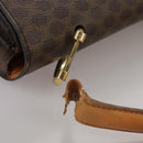 CELINE Macadam Canvas Hand Bag PVC Leather Brown Auth bs21604-7