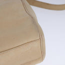 CELINE Shoulder Bag Leather Beige Auth bs21606-13