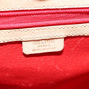 CELINE Shoulder Bag Leather Beige Auth bs21606-17