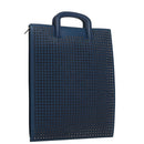 Christian Louboutin Hand Bag Leather Blue Auth bs21607-1