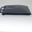 Christian Louboutin Hand Bag Leather Blue Auth bs21607-5