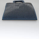 Christian Louboutin Hand Bag Leather Blue Auth bs21607-6