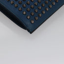 Christian Louboutin Hand Bag Leather Blue Auth bs21607-8
