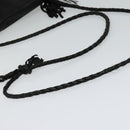 PRADA Shoulder Bag Leather Black Auth bs21614-7