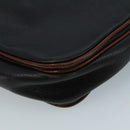 BALLY Shoulder Bag Leather Black Auth bs21629-15