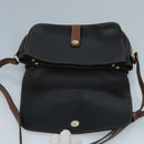 BALLY Shoulder Bag Leather Black Auth bs21629-18
