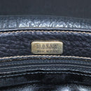 BALLY Shoulder Bag Leather Black Auth bs21629-19