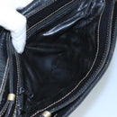 BALLY Shoulder Bag Leather Black Auth bs21629-11