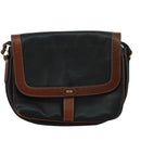 BALLY Shoulder Bag Leather Black Auth bs21629-13