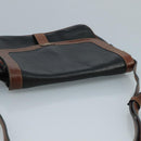 BALLY Shoulder Bag Leather Black Auth bs21629-6