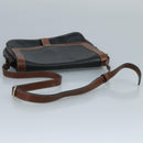 BALLY Shoulder Bag Leather Black Auth bs21629-7