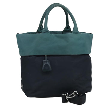 PRADA Tote Bag Nylon 2way Navy Auth bs21633