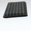 GIVENCHY Key Case Billfold Leather 4Set Navy Black Auth bs21638-13