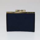 GIVENCHY Key Case Billfold Leather 4Set Navy Black Auth bs21638-18