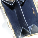 GIVENCHY Key Case Billfold Leather 4 Set Navy Black Auth bs21638-22